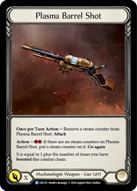 Plasma Barrel Shot — Crucible of War — Flesh and Blood