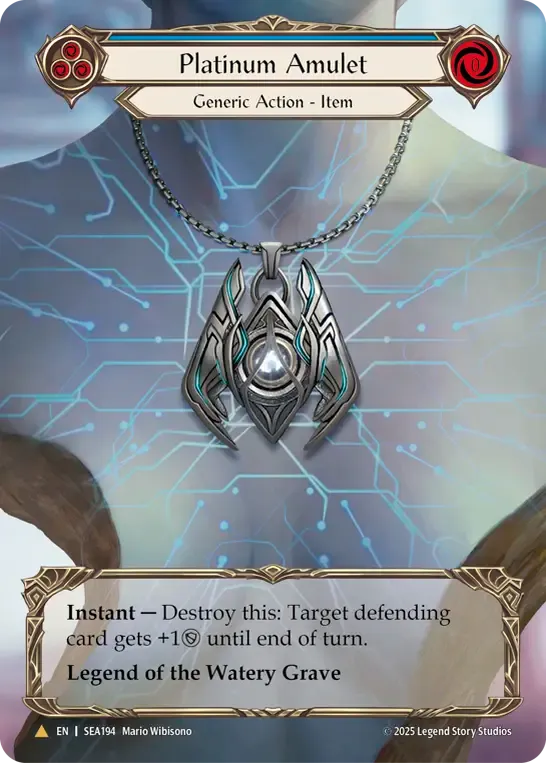 Platinum Amulet — High Seas - Treasure Pack — Flesh and Blood