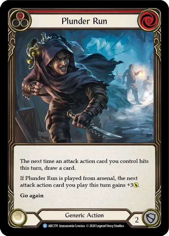 Plunder Run (Red) — Arcane Rising - Unlimited — Flesh and Blood