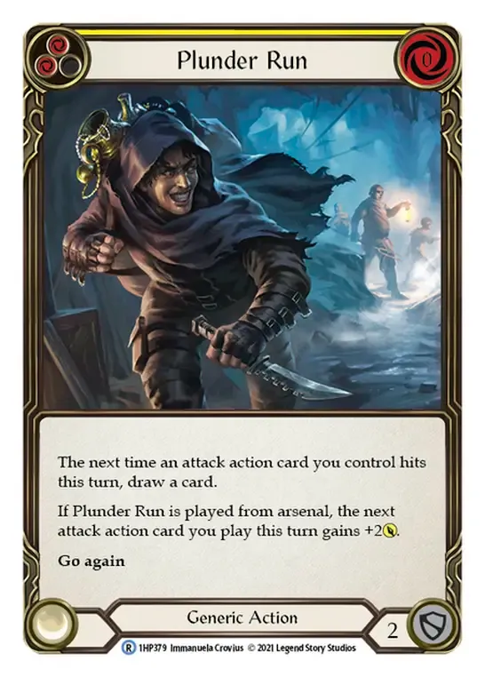 Plunder Run (Yellow) — History Pack 1 — Flesh and Blood