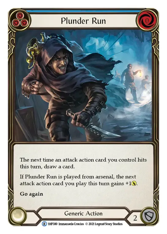 Plunder Run (Blue) — History Pack 1 — Flesh and Blood