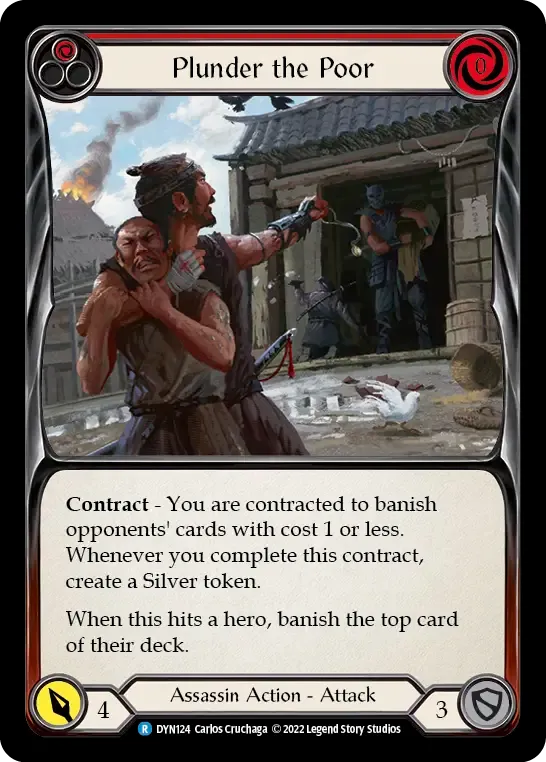 Plunder the Poor (Red) — Dynasty — Flesh and Blood