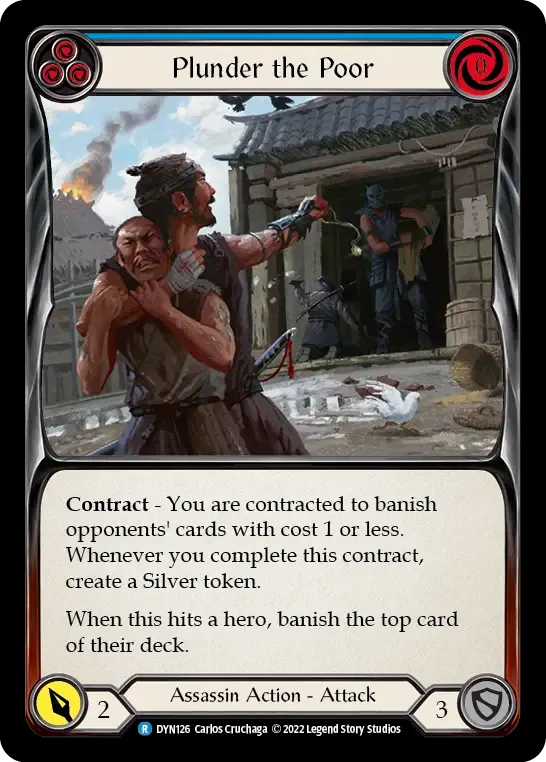Plunder the Poor (Blue) — Dynasty — Flesh and Blood