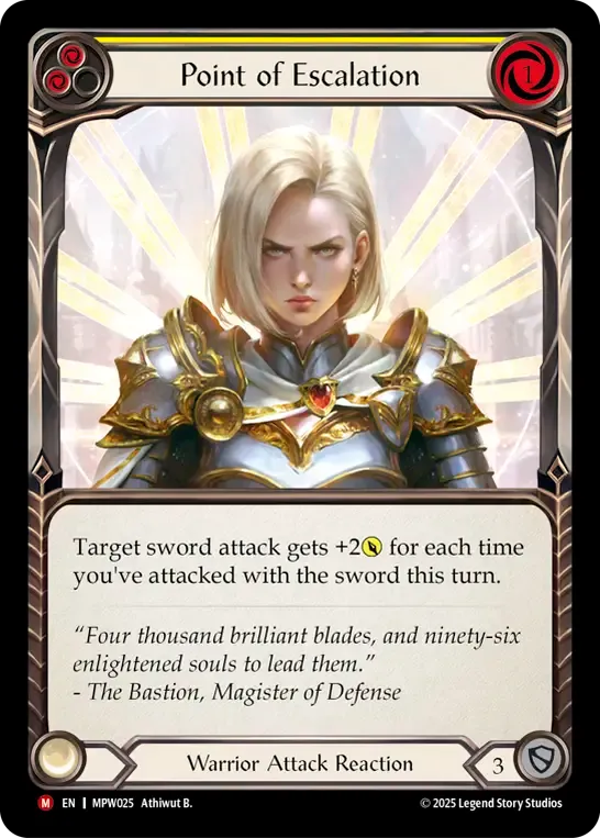 Point critique — Mastery Pack Warrior — Flesh and Blood