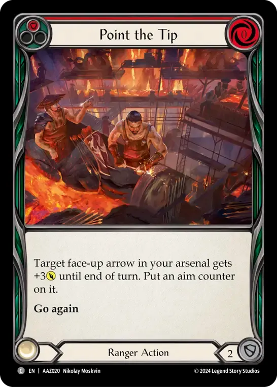 Point the Tip (Red) — Armory Deck - Azalea, Ace in the Hole — Flesh and Blood
