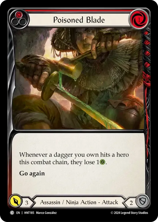 Lame empoisonnée — The Hunted — Flesh and Blood