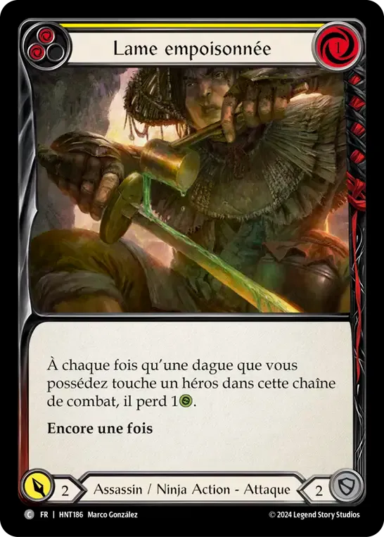 Lame empoisonnée — The Hunted — Flesh and Blood