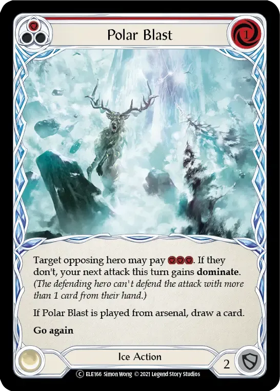 Polar Blast (Red) — Tales of Aria - Unlimited — Flesh and Blood