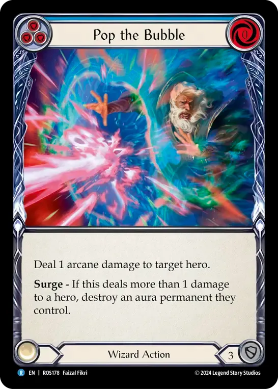 Pop the Bubble (Blue) — Rosetta — Flesh and Blood