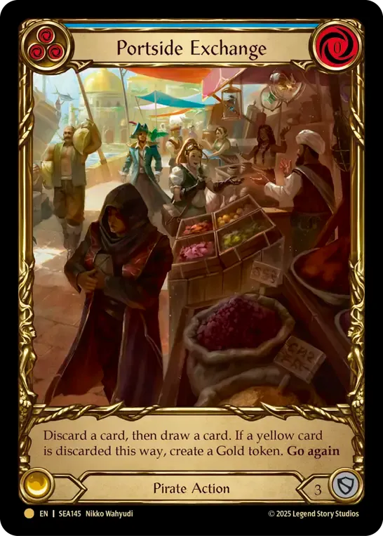 Portside Exchange (Blue) — High Seas - Treasure Pack — Flesh and Blood