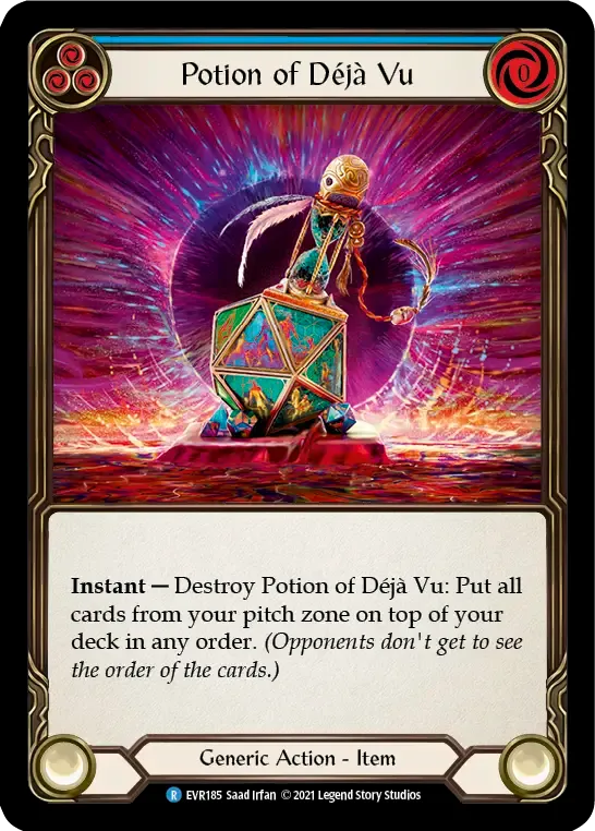 Potion of Déjà Vu (Blue) — Everfest — Flesh and Blood