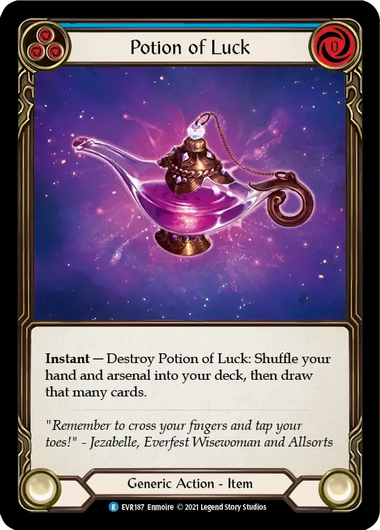 Potion of Luck (Blue) — Everfest — Flesh and Blood