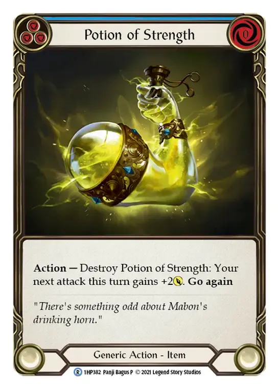 Potion of Strength (Blue) — History Pack 1 — Flesh and Blood