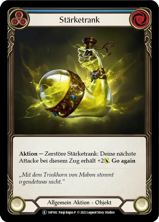 Potion of Strength (Blue) — History Pack 1 - Black Label — Flesh and Blood