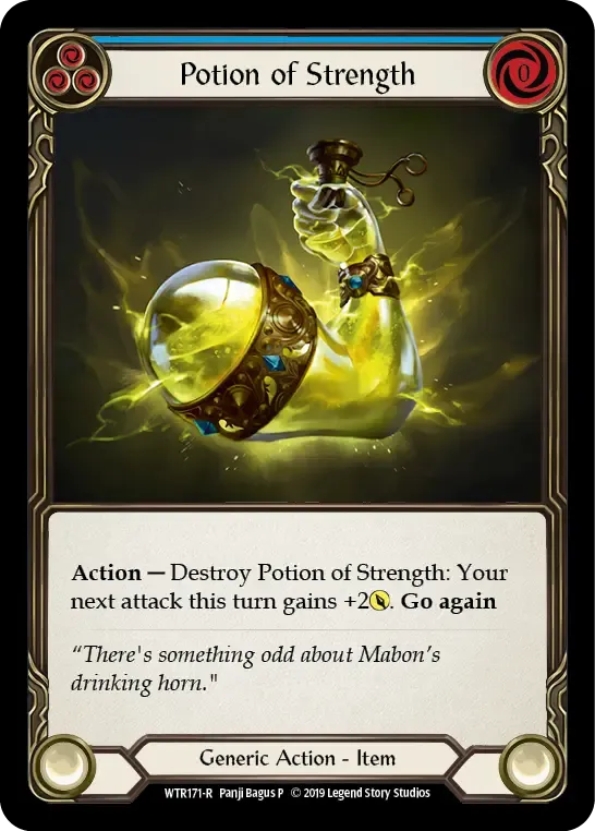Potion of Strength (Blue) — Welcome to Rathe — Flesh and Blood