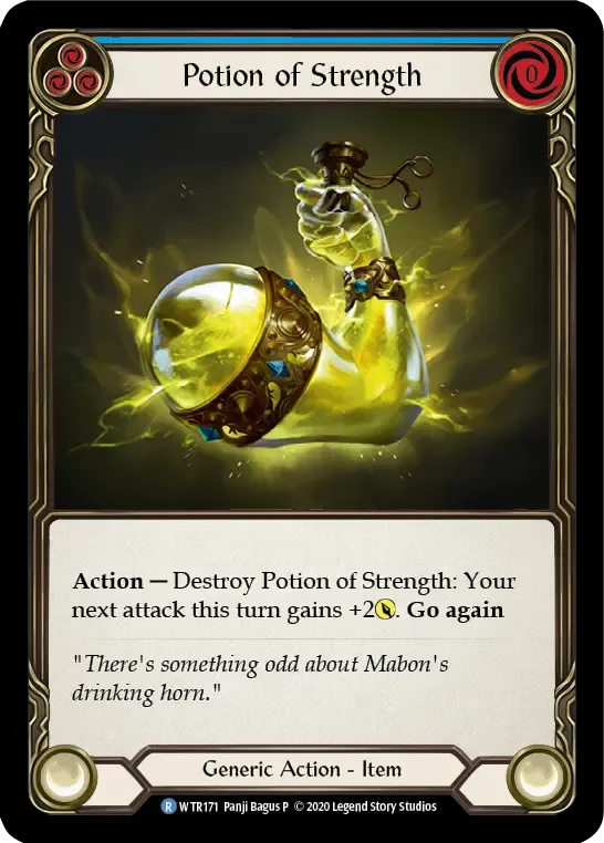 Potion of Strength (Blue) — Welcome to Rathe - Unlimited — Flesh and Blood