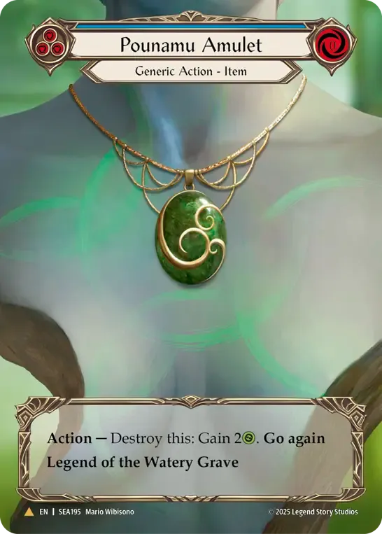 Pounamu Amulet — High Seas - Treasure Pack — Flesh and Blood