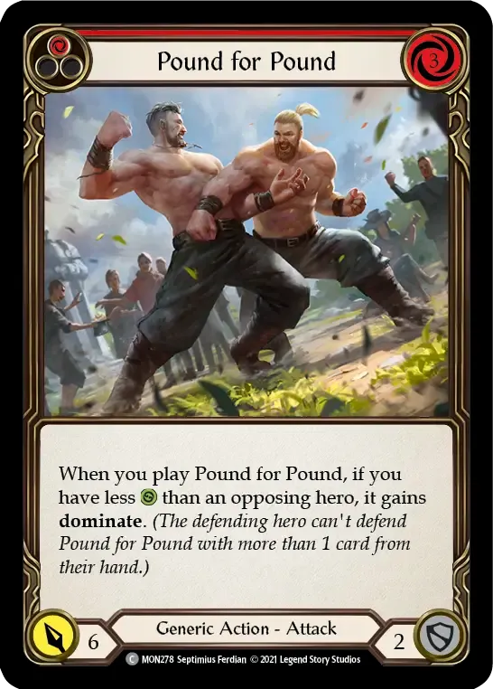 Pound for Pound (Red) — Monarch — Flesh and Blood