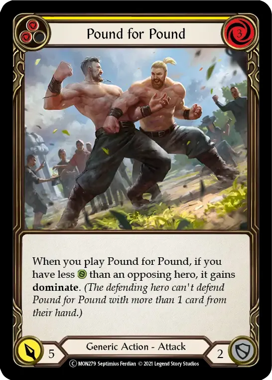 Pound for Pound (Yellow) from Monarch - Unlimited - Flesh and Blood