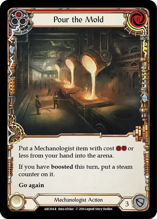 Pour the Mold (Red) — Arcane Rising — Flesh and Blood