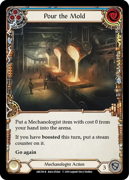 Pour the Mold (Blue) — Arcane Rising — Flesh and Blood