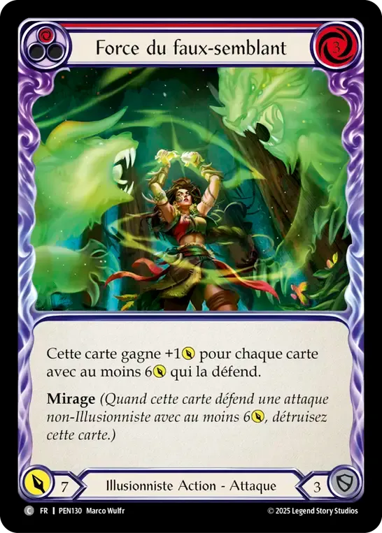 Force du faux-semblant — Compendium of Rathe — Flesh and Blood