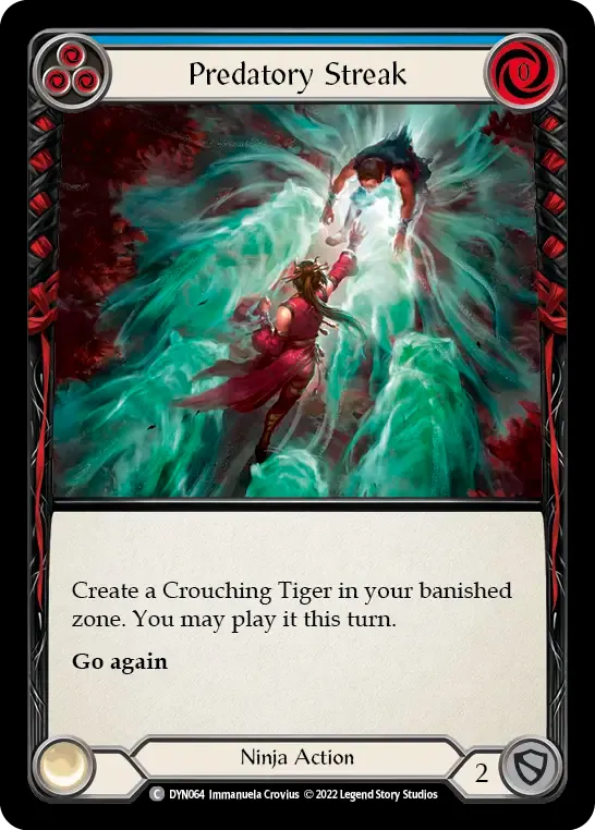 Predatory Streak (Blue) — Dynasty — Flesh and Blood