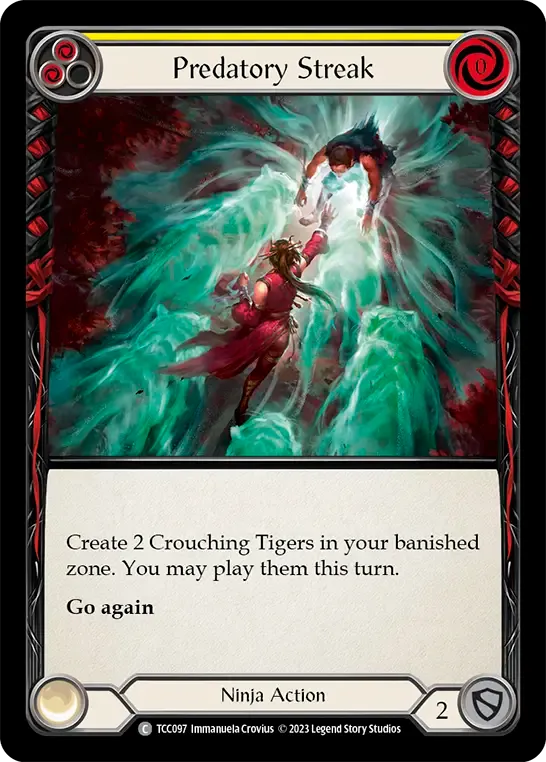 Predatory Streak (Yellow) — Round the Table: TCC x LSS — Flesh and Blood
