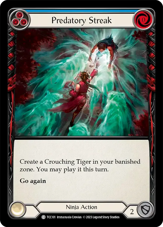 Predatory Streak (Blue) — Round the Table: TCC x LSS — Flesh and Blood