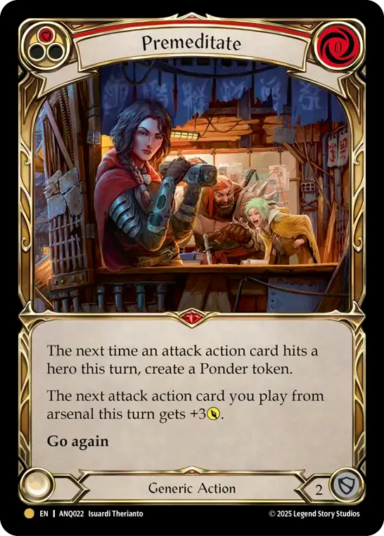 Premeditate (Red) — Compendium of Rathe - Antiquity Pack — Flesh and Blood
