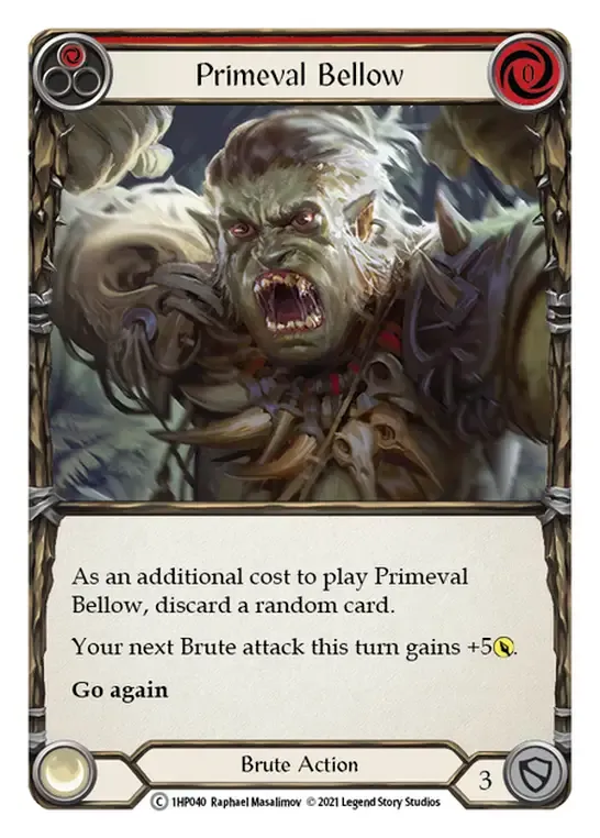 Primeval Bellow (Red) from History Pack 1 - Flesh and Blood