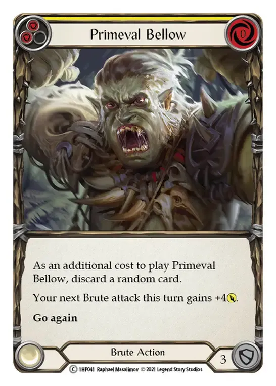 Primeval Bellow (Yellow) — History Pack 1 — Flesh and Blood