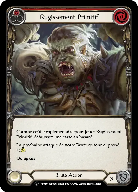 Rugissement Primitif from History Pack 1 - Black Label - Flesh and Blood