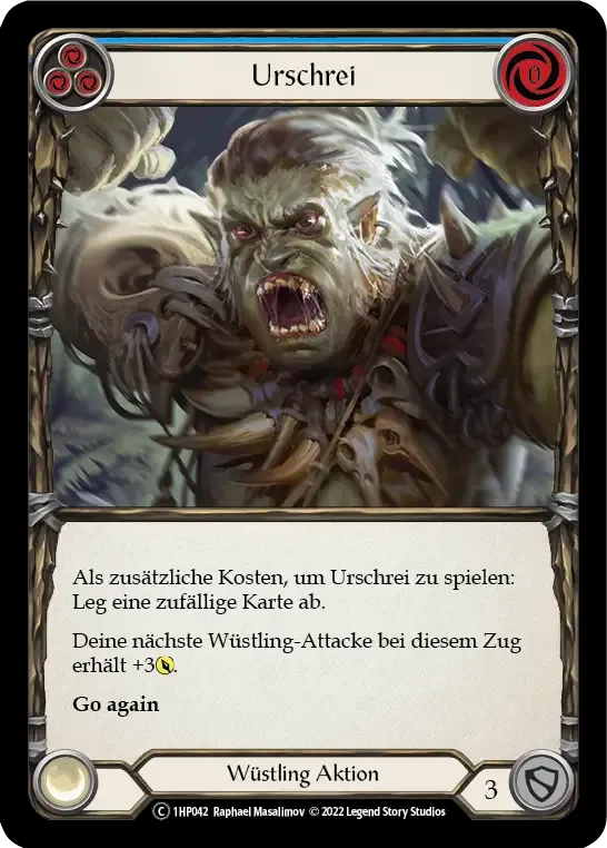 Primeval Bellow (Blue) from History Pack 1 - Black Label - Flesh and Blood