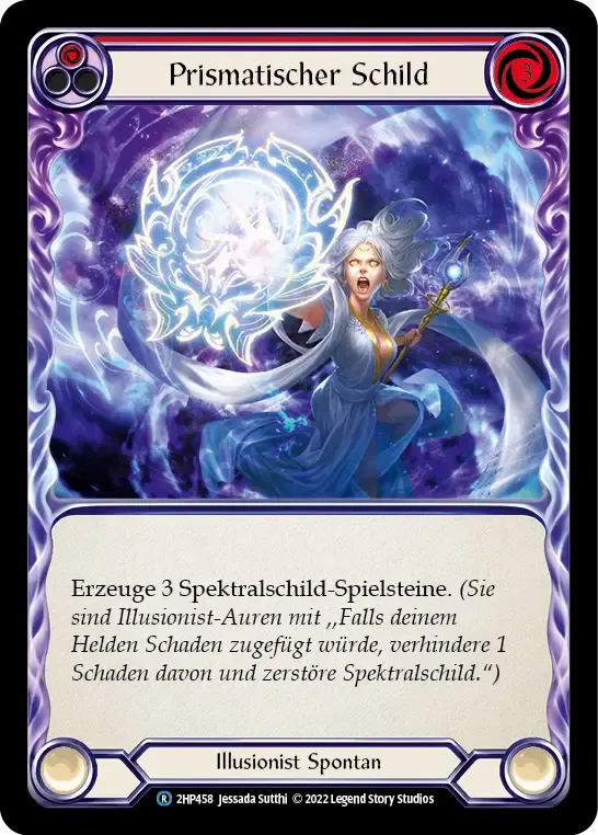 Prismatic Shield (Red) — History Pack 2 - Black Label — Flesh and Blood