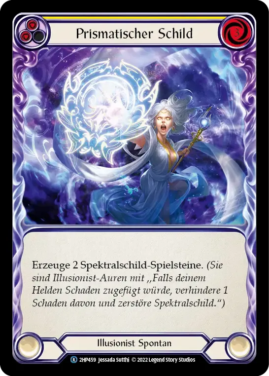 Prismatic Shield (Yellow) — History Pack 2 - Black Label — Flesh and Blood
