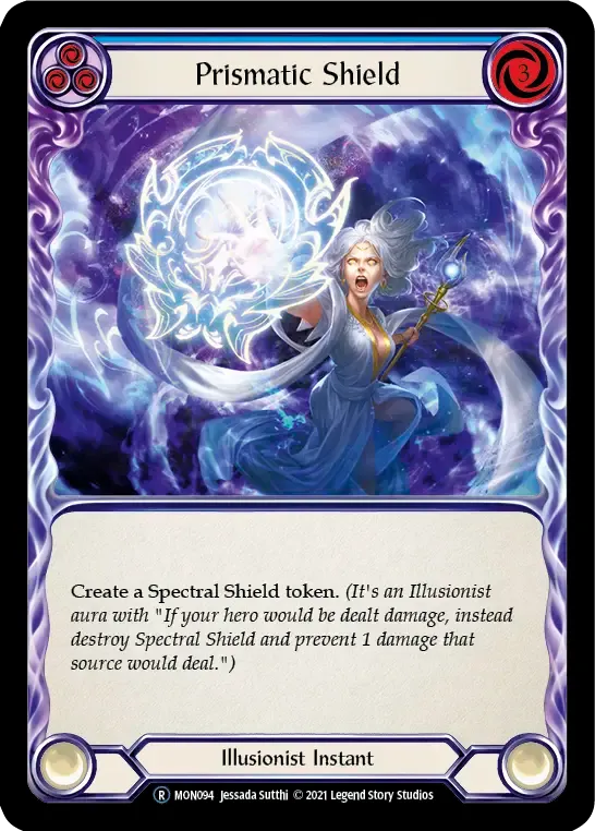 Prismatic Shield (Blue) — Monarch - Unlimited — Flesh and Blood
