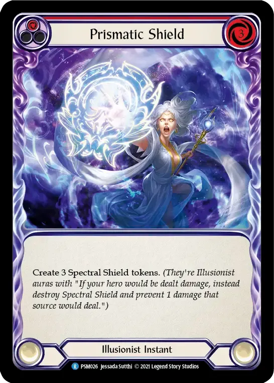 Prismatic Shield (Red) — Prism - Blitz Deck — Flesh and Blood