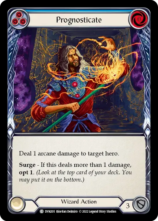 Prognosticate (Blue) — Dynasty — Flesh and Blood