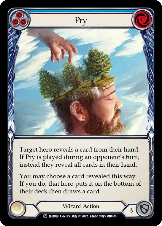 Pry (Blue) — Kano - Blitz Deck — Flesh and Blood