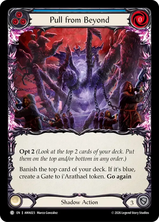 彼方からの曳行 — Armory Deck - Malice, Domina of the Dead — Flesh and Blood
