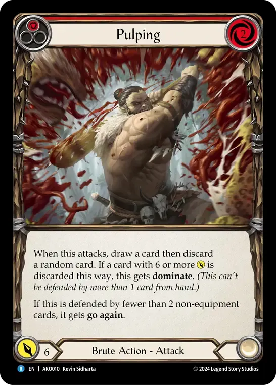 Pulping (Red) — Armory Deck - Kayo, Armed and Dangerous — Flesh and Blood
