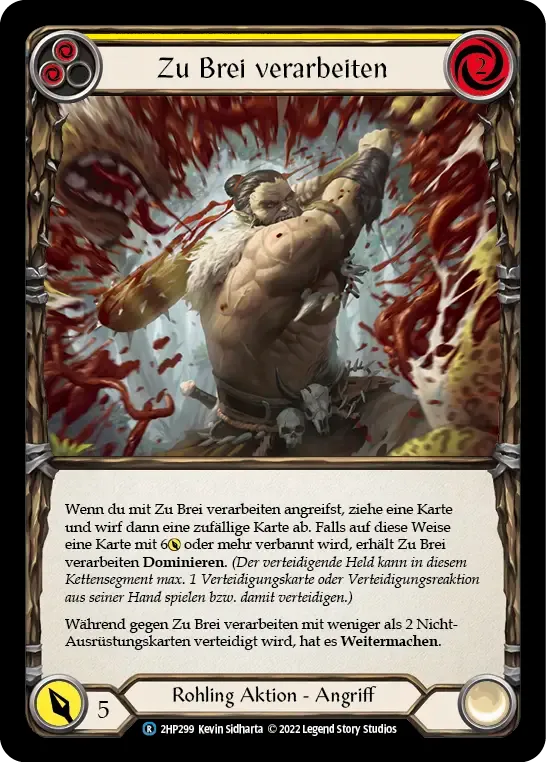 Pulping (Yellow) — History Pack 2 - Black Label — Flesh and Blood