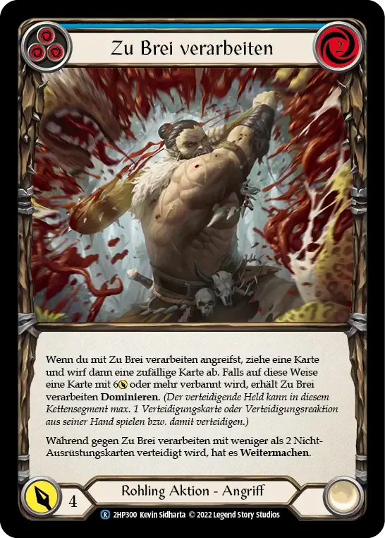 Pulping (Blue) from History Pack 2 - Black Label - Flesh and Blood