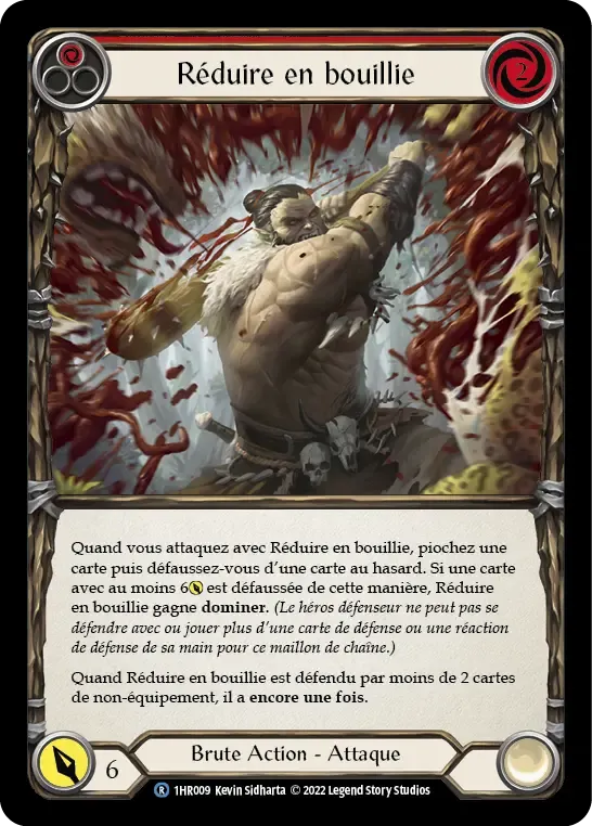 Réduire en bouillie — Rhinar - Blitz Deck — Flesh and Blood