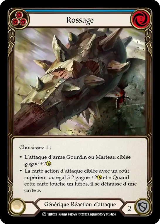 Rossage — Bravo - Blitz Deck — Flesh and Blood
