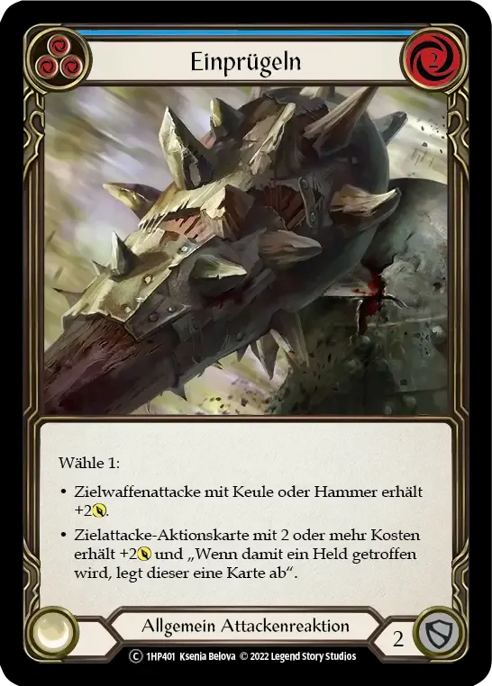 Pummel (Blue) from History Pack 1 - Black Label - Flesh and Blood