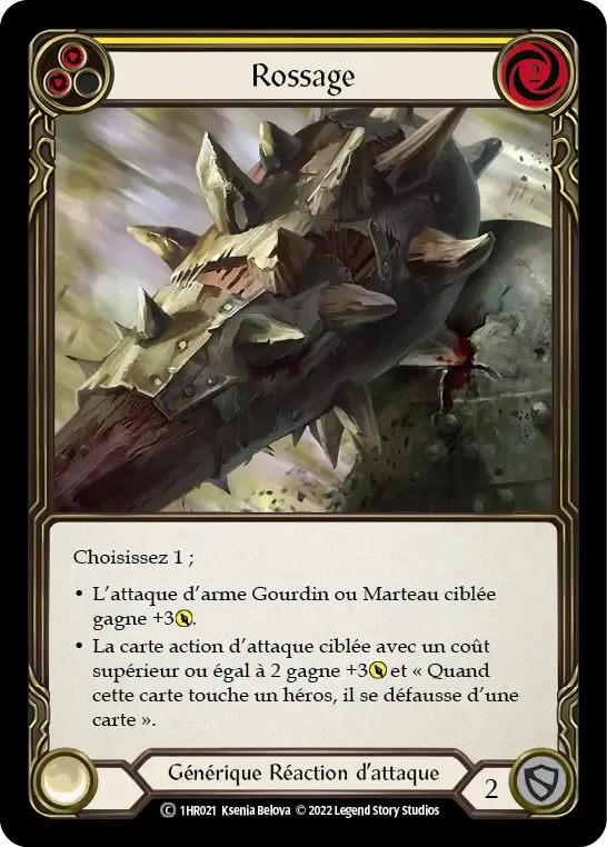 Rossage — Rhinar - Blitz Deck — Flesh and Blood