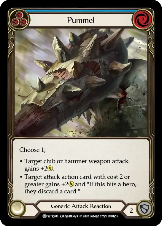 Pummel (Blue) — Welcome to Rathe - Unlimited — Flesh and Blood