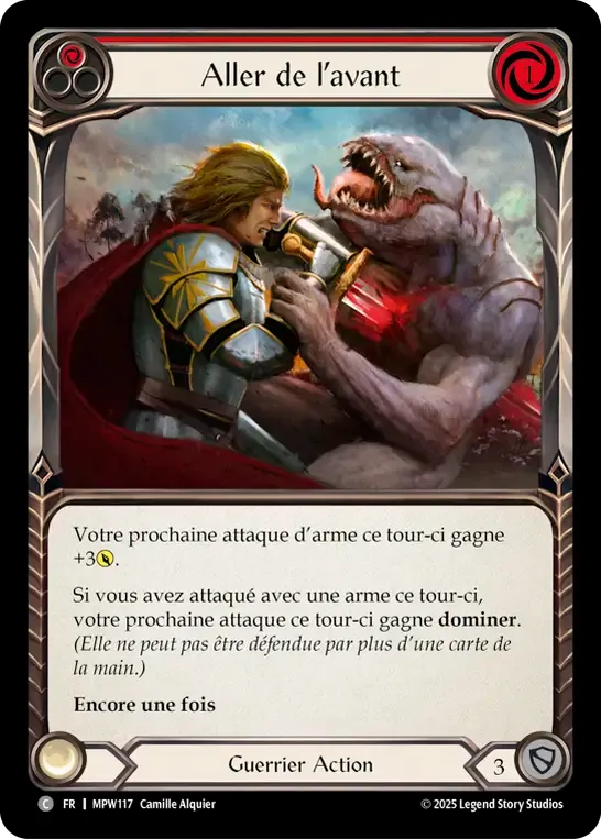Aller de l’avant — Mastery Pack Warrior — Flesh and Blood